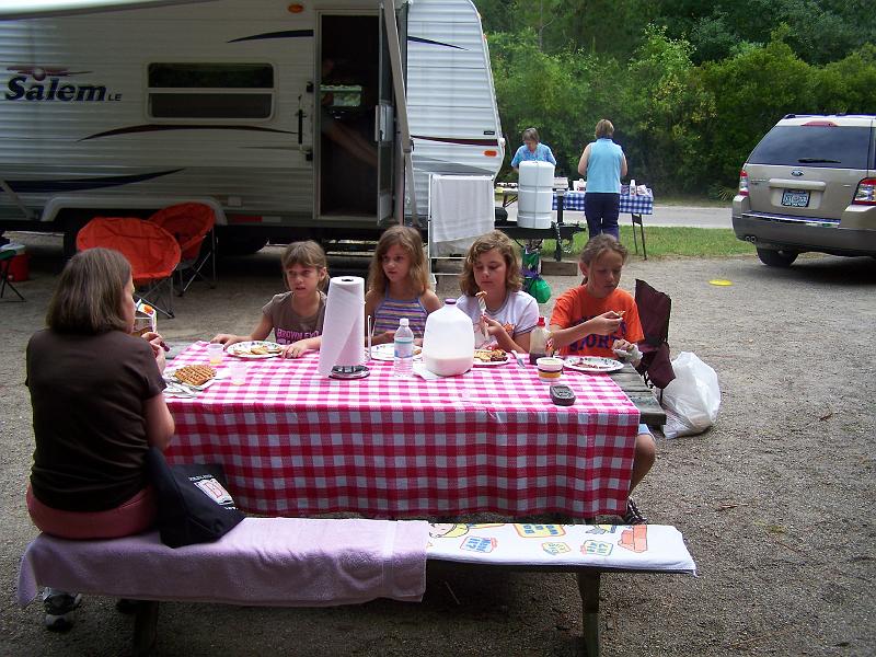 100_6842.JPG - Breakfast at the campground.
