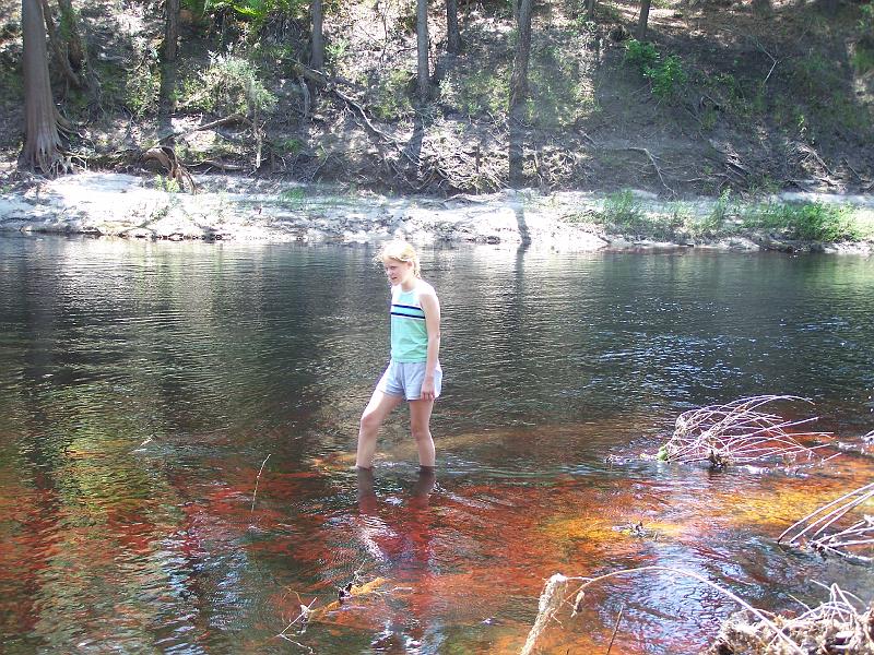 100_6878.JPG - Wading in the river.