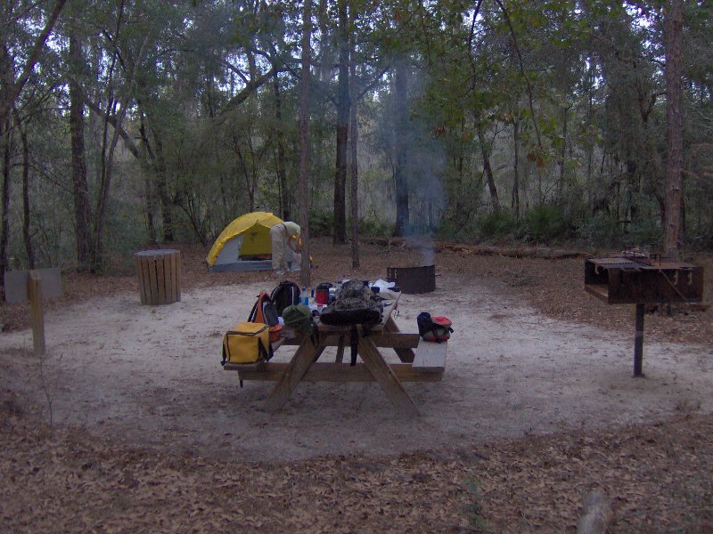 1st Night's campsite